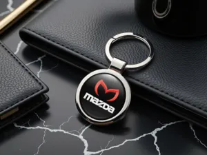 Mazda Schlüsselringe Damen Modern Hochwertig Metall X